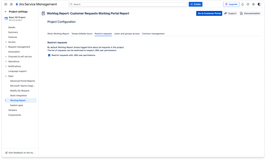 JSM project administrator can access and select to restrict list of requests to respect JSM user permissions.