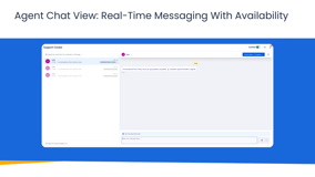 Agent Chat View: Real-Time Messaging With Availability