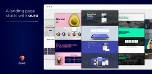 Create website-like pages with  background colors, images,  or even combinations of both.   Darken, lighten or colorize  images - easy peasy!   Combine it with Aura - Titles  and create fantastic results
