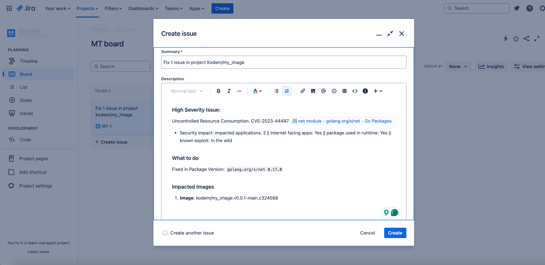 Better Security Guidance Directly in Jira
