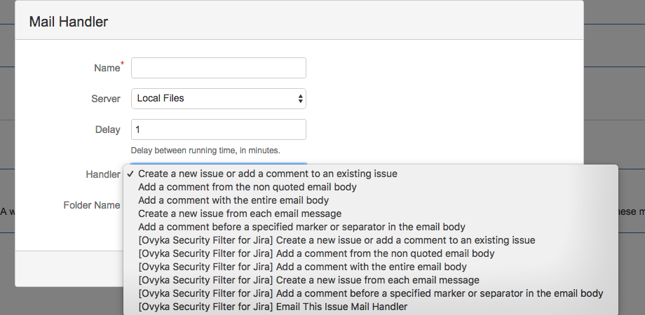 Allows you to secure incoming mails