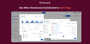 Display page statistics to find out which content is most relevant in your organization. See who viewed or contributed to the page, its attachments, when and how many times (in Standard Privacy Mode).