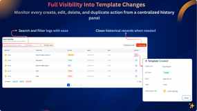 Full Visibility Into Template Changes