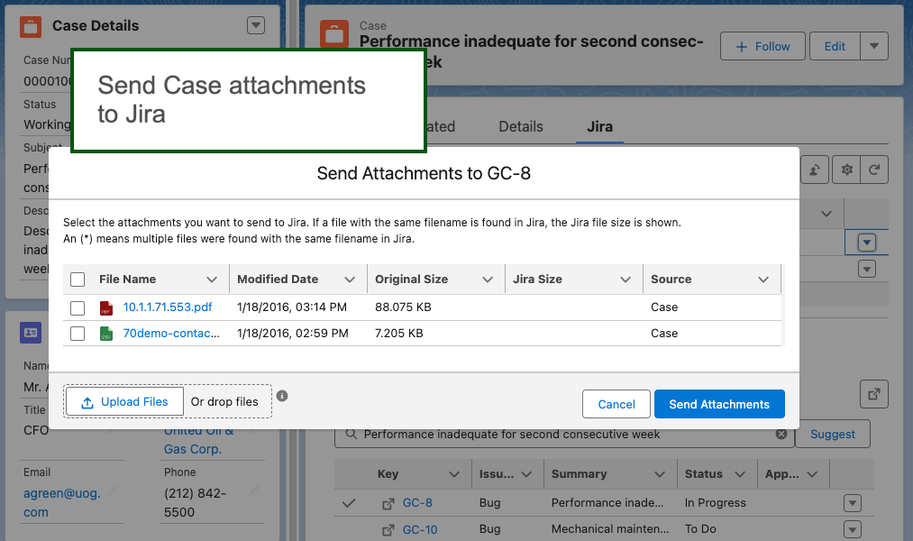 Comment sharing between Jira and Salesforce