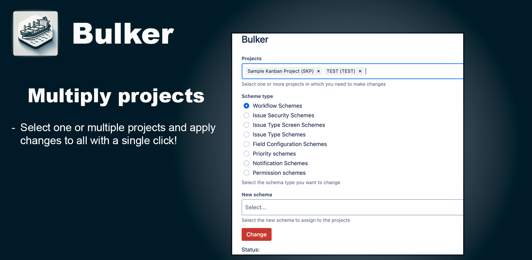 Bulker streamlines the process of managing bulk operations across multiple projects.
