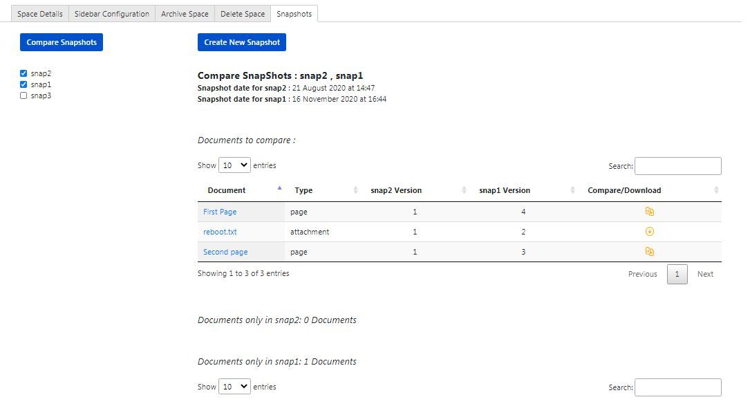 Compare documents