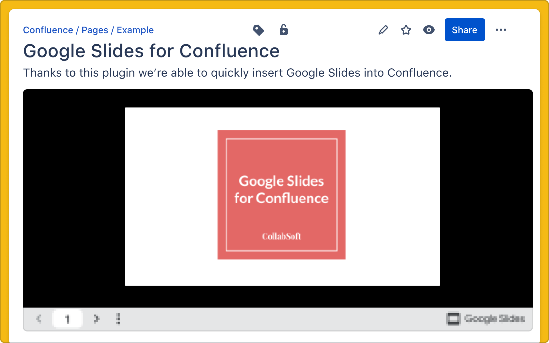 Google Slides for Confluence | Atlassian Marketplace