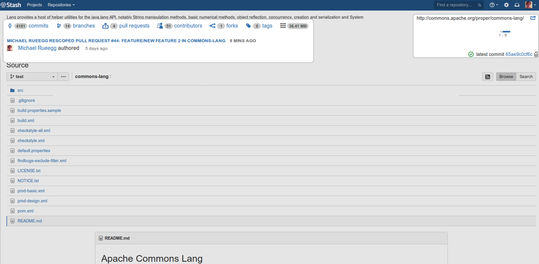 A dashboard for your repositories