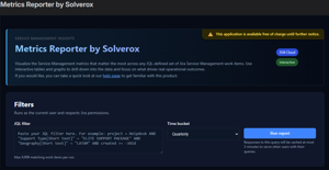 Provide any JQL, pick the period you want to report on and click "Run Report" - It's that easy!