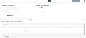 You can filter issues and fields to select information you need to export. Preview all the information that you have chosen and submit form