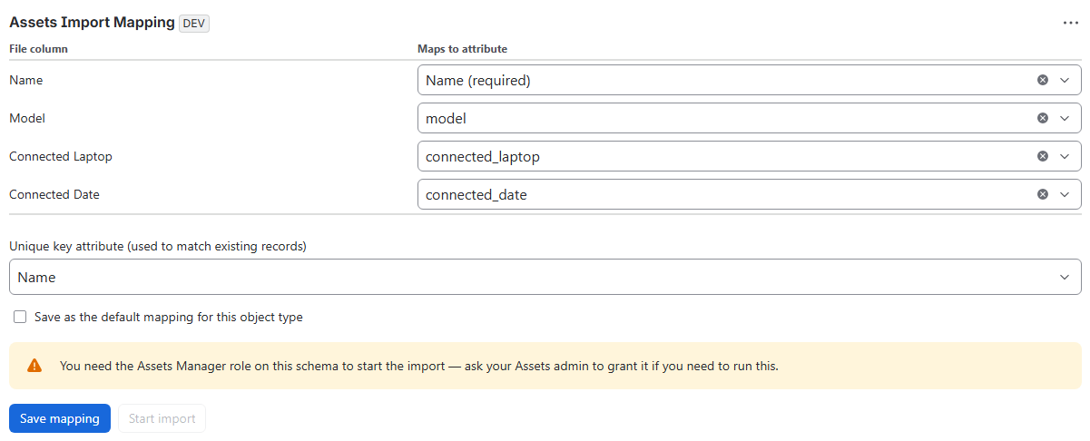 The mapping panel locked while the ticket awaits approval, shown next to Jira's own Approve and Decline buttons.