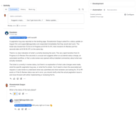 A real automated handoff brief — Passdown reads ticket status changes and comment history, then writes a plain-language account of what's blocking the work and what's needed next.