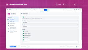 Look and Feel configuration for the Main search.