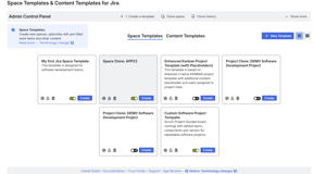 Jira Space Templates Overview