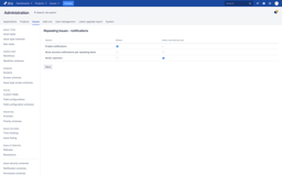 Notifications options