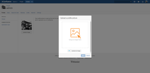 Import a profile picture from a cloud
