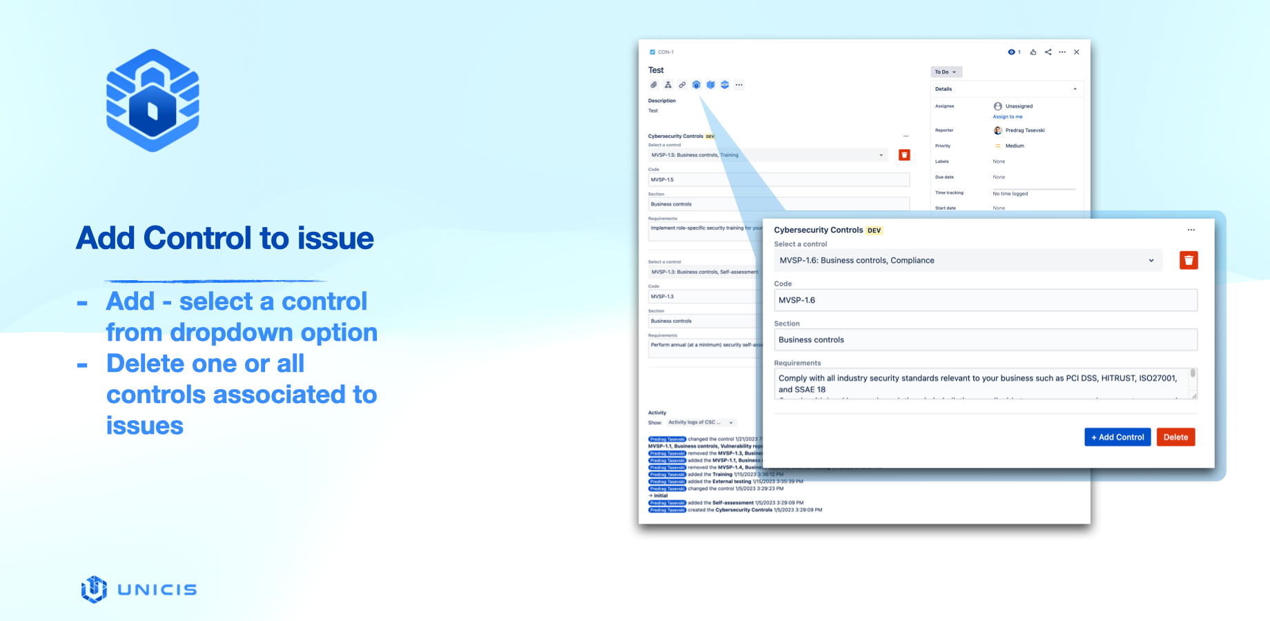 Audit Evidence in Jira for auditors
