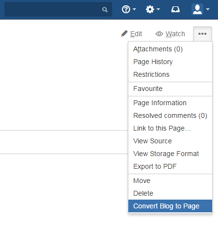 Convert Blog Posts to Pages