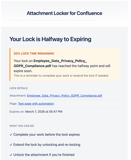 Lock reminder Notifications