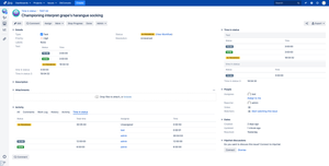 View field time in status as table.