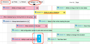 Keep track of important milestones in the plan. Never miss an important date!