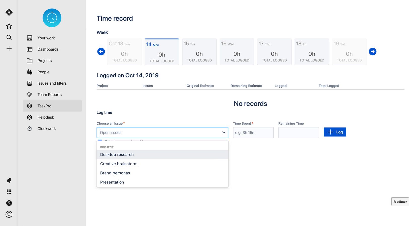 Easily find tasks assigned to you.