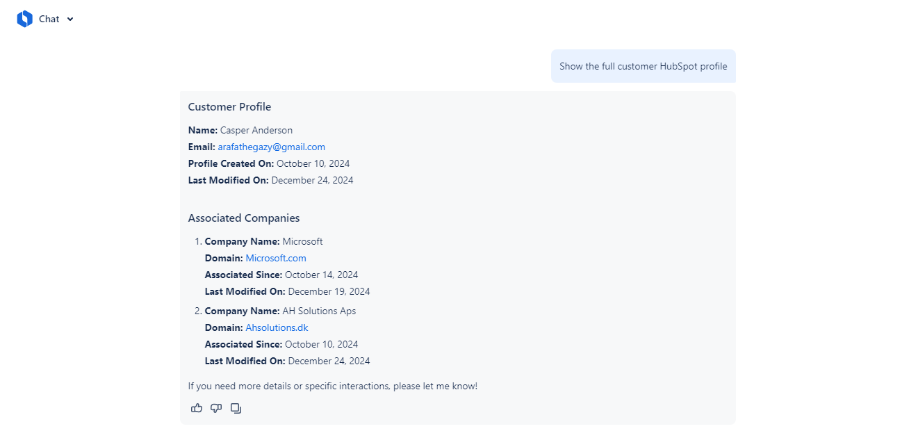 Ensure informed support decisions with detailed customer data