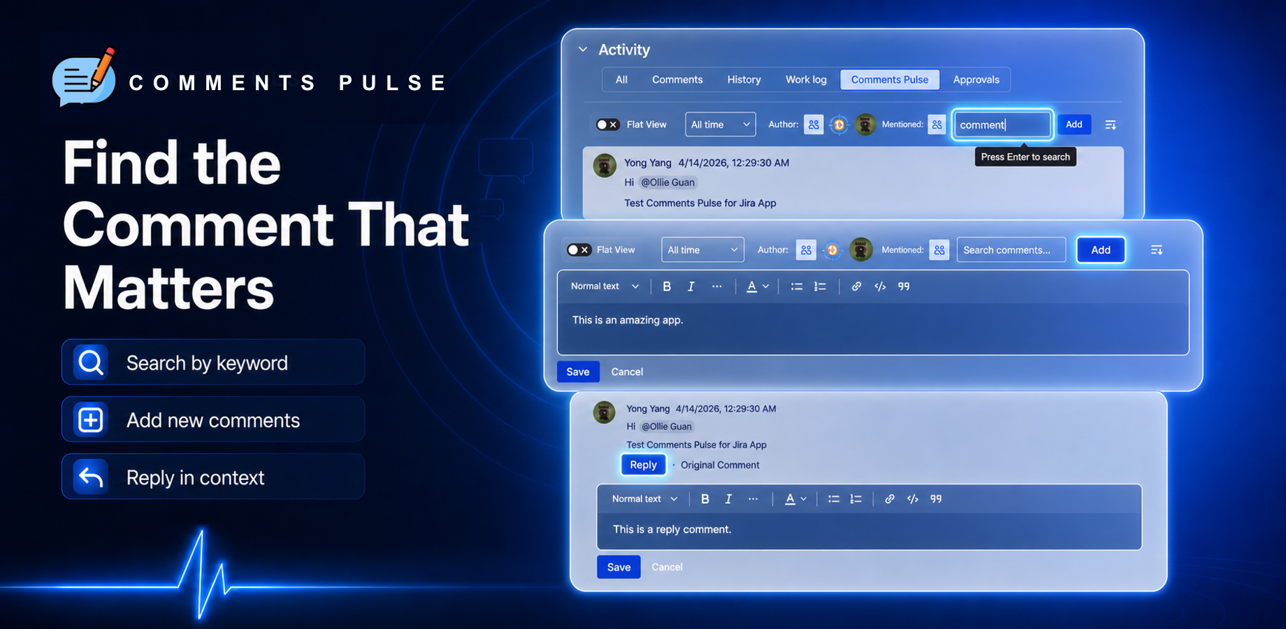 Find, Add, and Reply Faster