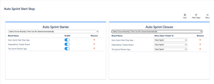 Auto Sprint Start Stop App
