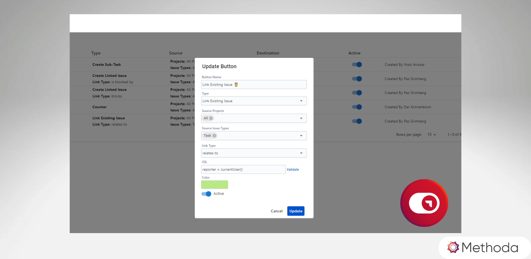 Everything you need in a button click
