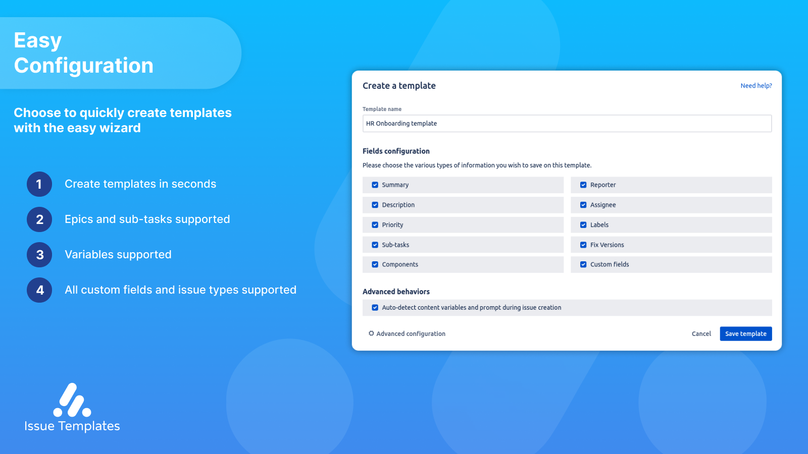 Variables usage in templates
