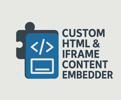 Custom HTML and iFrame Embedder