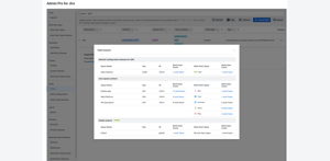 Open a custom field's contexts to see which spaces and work item types each context covers, with work item counts for each.