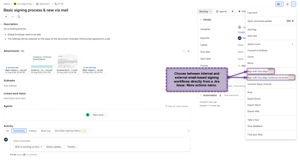 Whether you're managing software development or IT service requests you can finalize contracts, agreements or approvals without leaving your Jira environment.