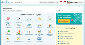 SAP SuccessFactors dashboard