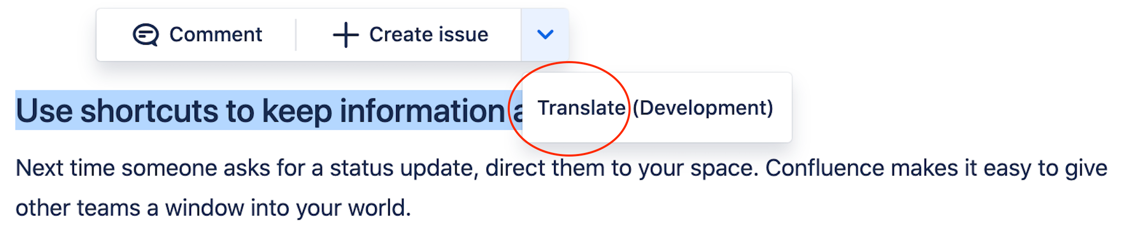 Step2: Click Translate Button