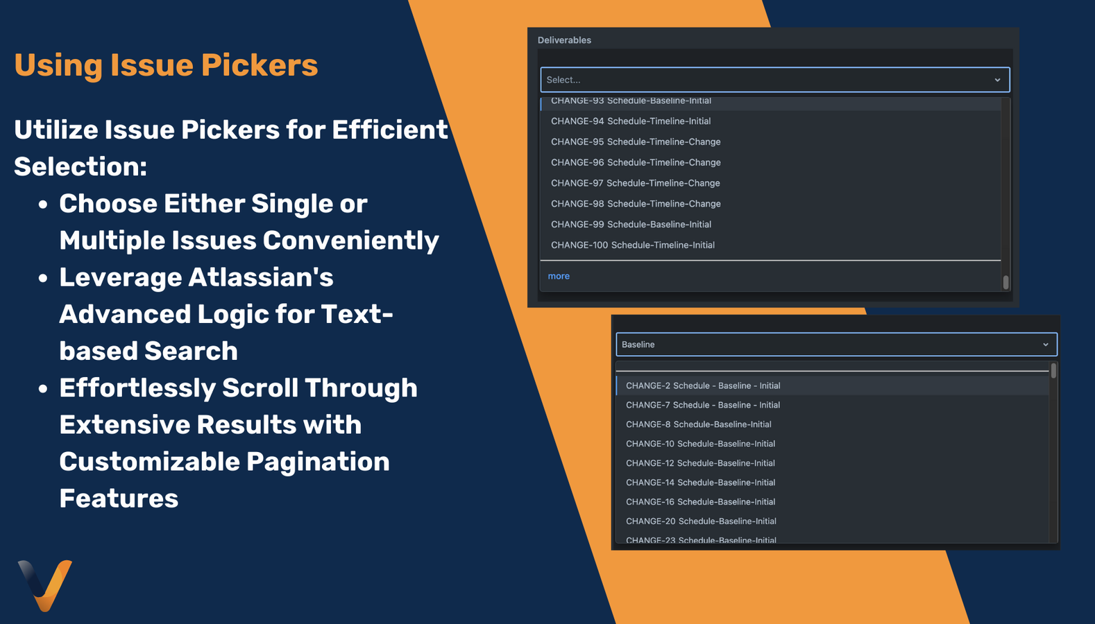Utilize Issue Pickers for Efficient Selection