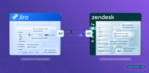 Sync almost anything including Custom fields, attachments, descriptions, comments, status, due date, etc.