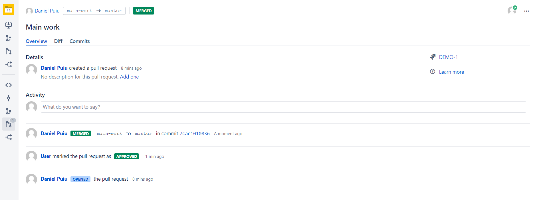 Merge all cross repository PRs in 1 click