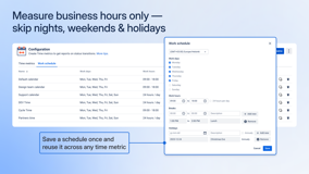 Manage Work Schedules - define your Jira work hours