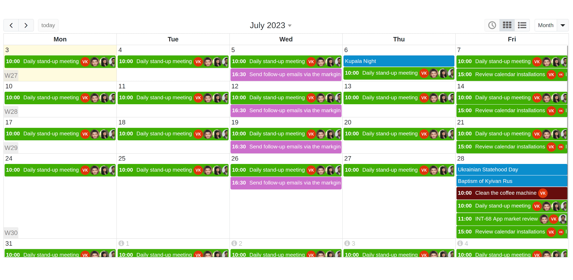 Enhance your planning and productivity by publishing Jira based calendars on Confluence pages.