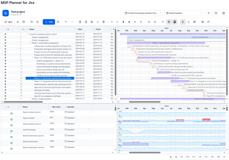 Advanced schedule calculations with various task types