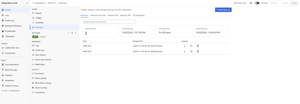Backups
 Protect your integrations with automatic and manual backups. Restore a previous version when you need it.