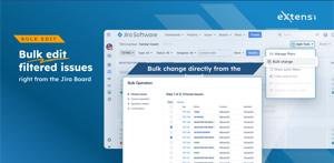 Bulk edit filtered issues on selected swimlanes to quickly assign issues during planning