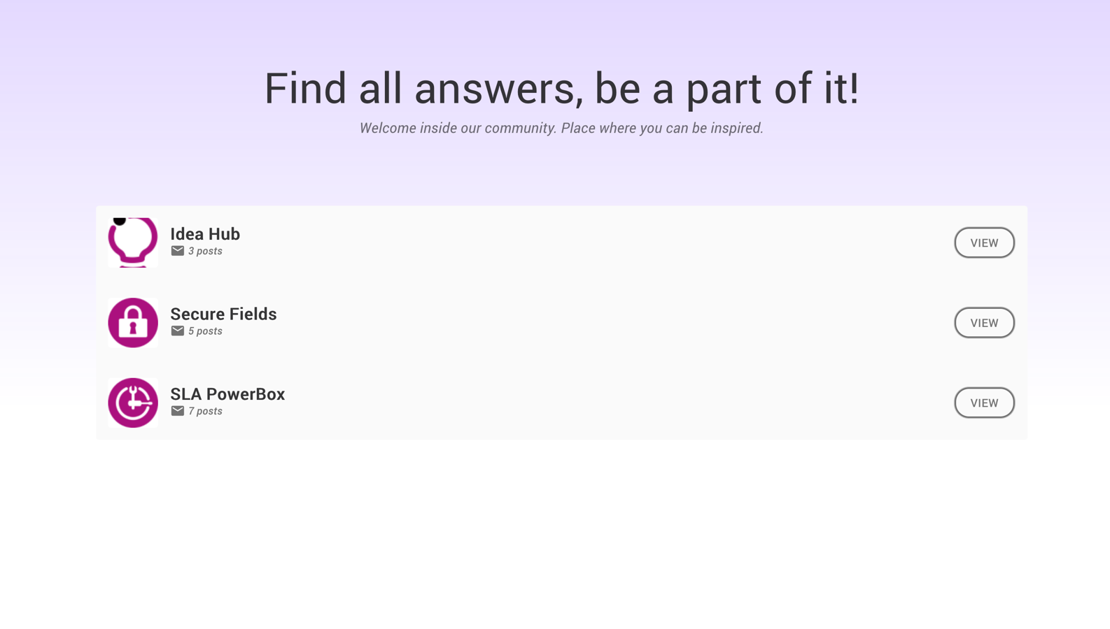 Community Portal
