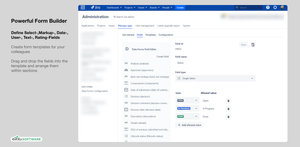Define Select-,Markup-, Date-, User-, Text-, Rating-Fields