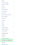 Link to ALM Octane configuration page