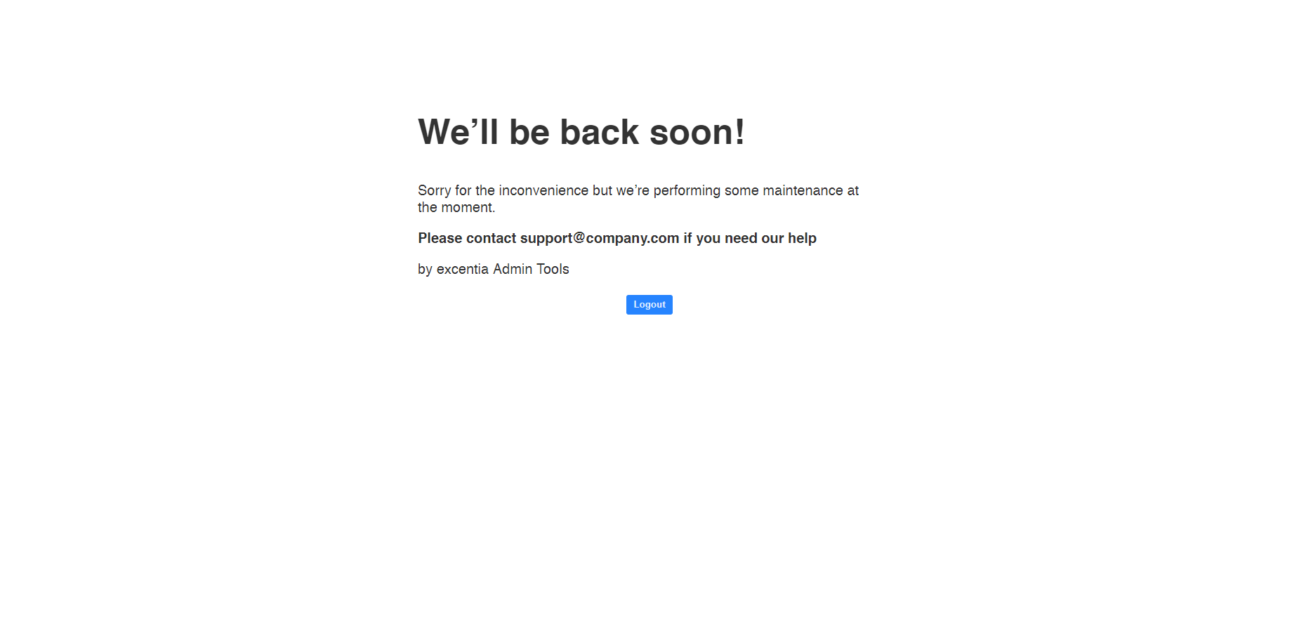 Maintenance Mode