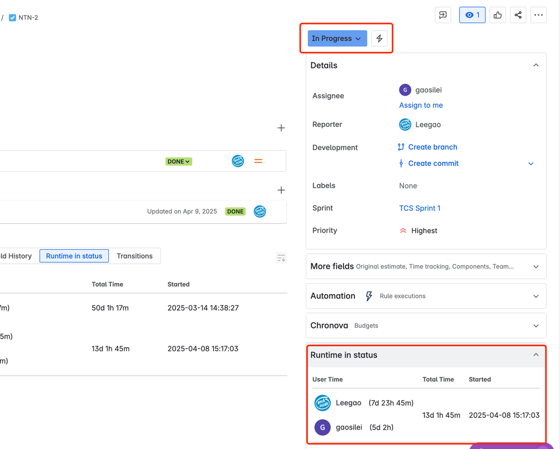 Status Duration Panel