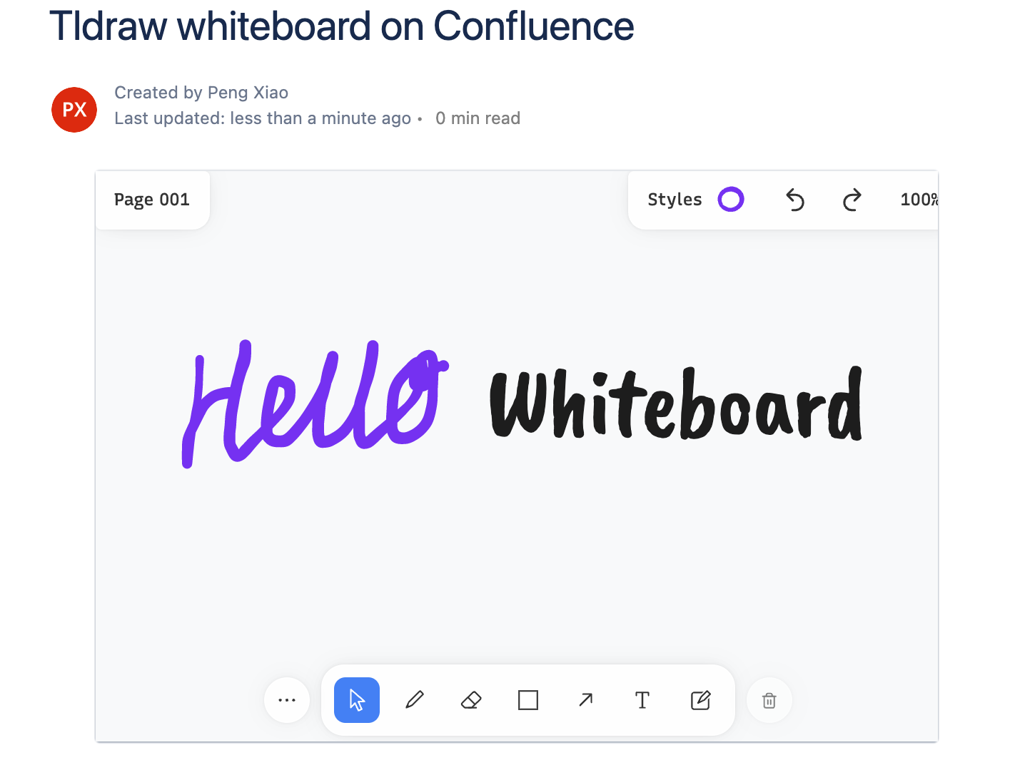 Tldraw whiteboard on Confluence | Atlassian Marketplace